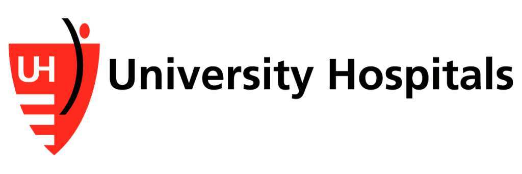 University Hospitals logo - PatientTrak